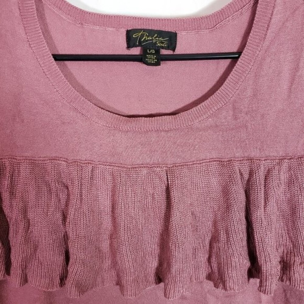 Thalia Sodi Mesa Rose Layered Top Large - Picture 4 of 7